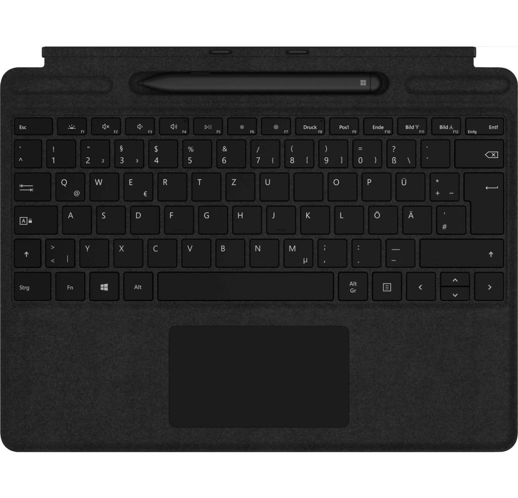 Schwarz Microsoft Surface Pro X Signature Keyboard and Slim Pen.1