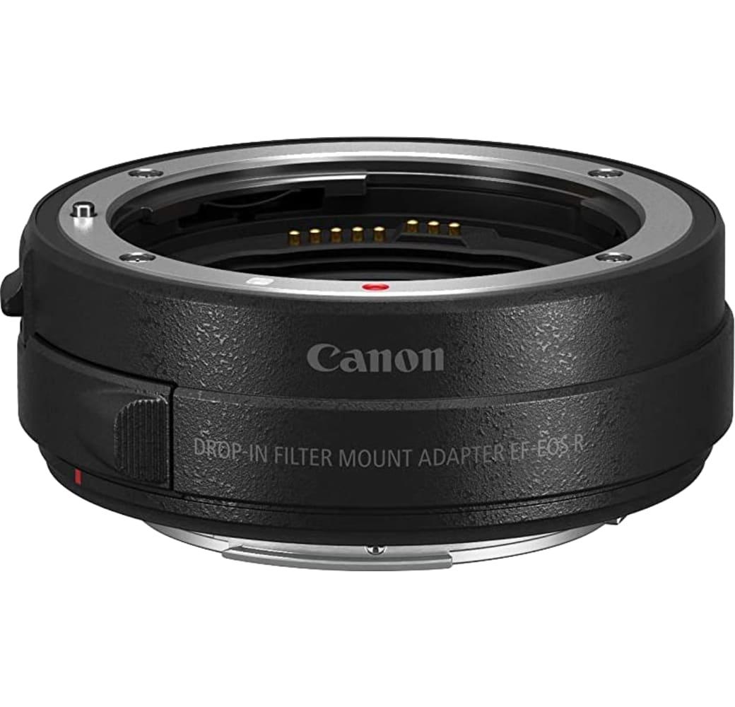 Schwarz Canon EF-EOS R-Adapter mit CPL-Filter.2