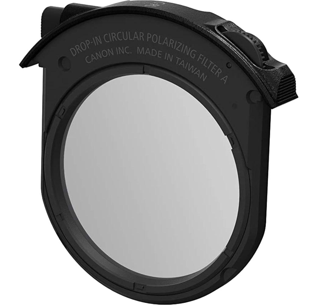 Schwarz Canon EF-EOS R-Adapter mit CPL-Filter.4