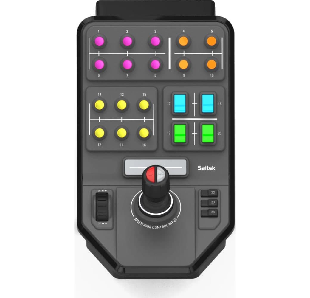 Schwarz Logitech Saitek G Landwirtschafts-Simulator-Systemsteuerung.1