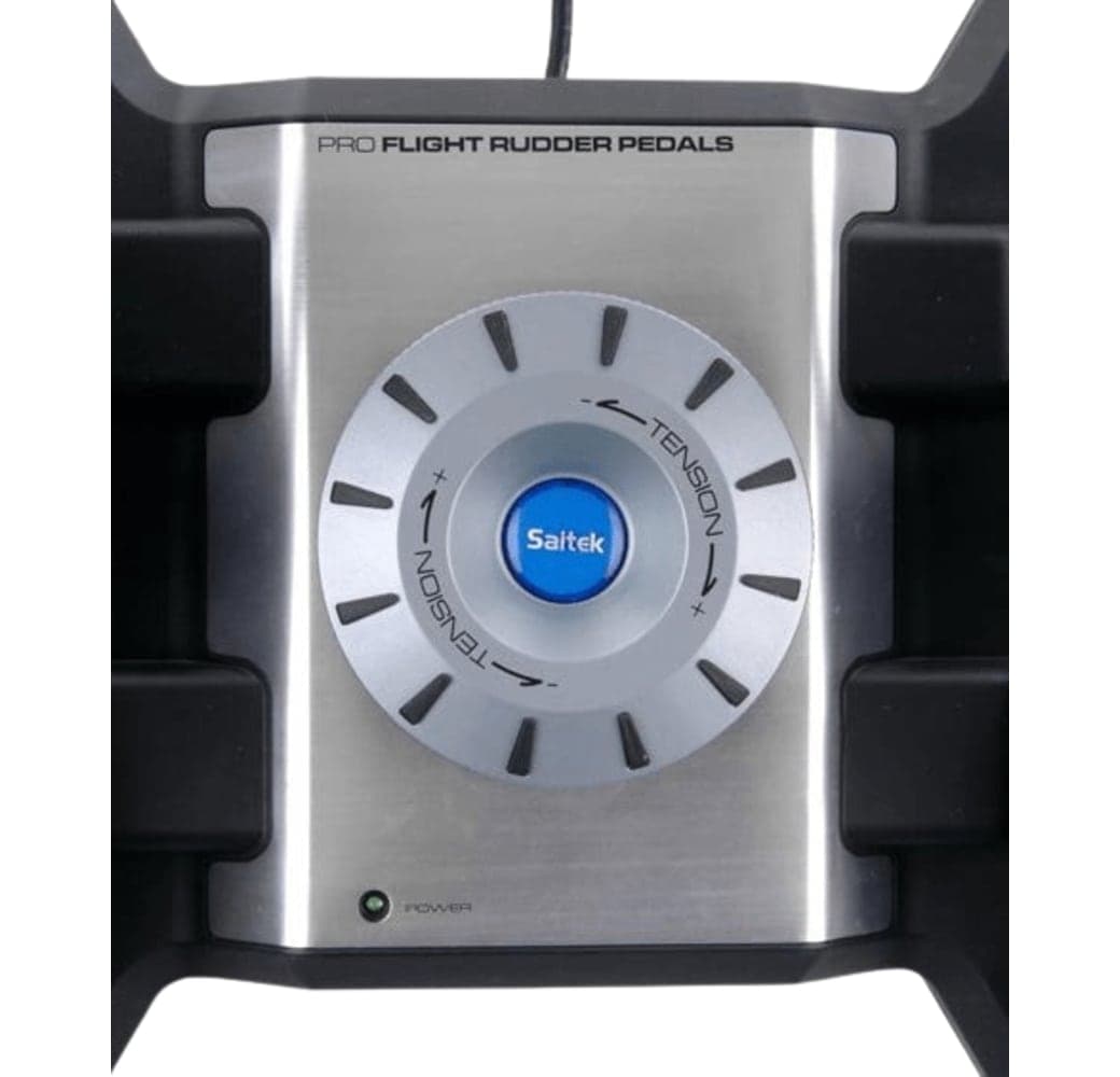 Black Logitech Saitek PRO Rudder pedals.3