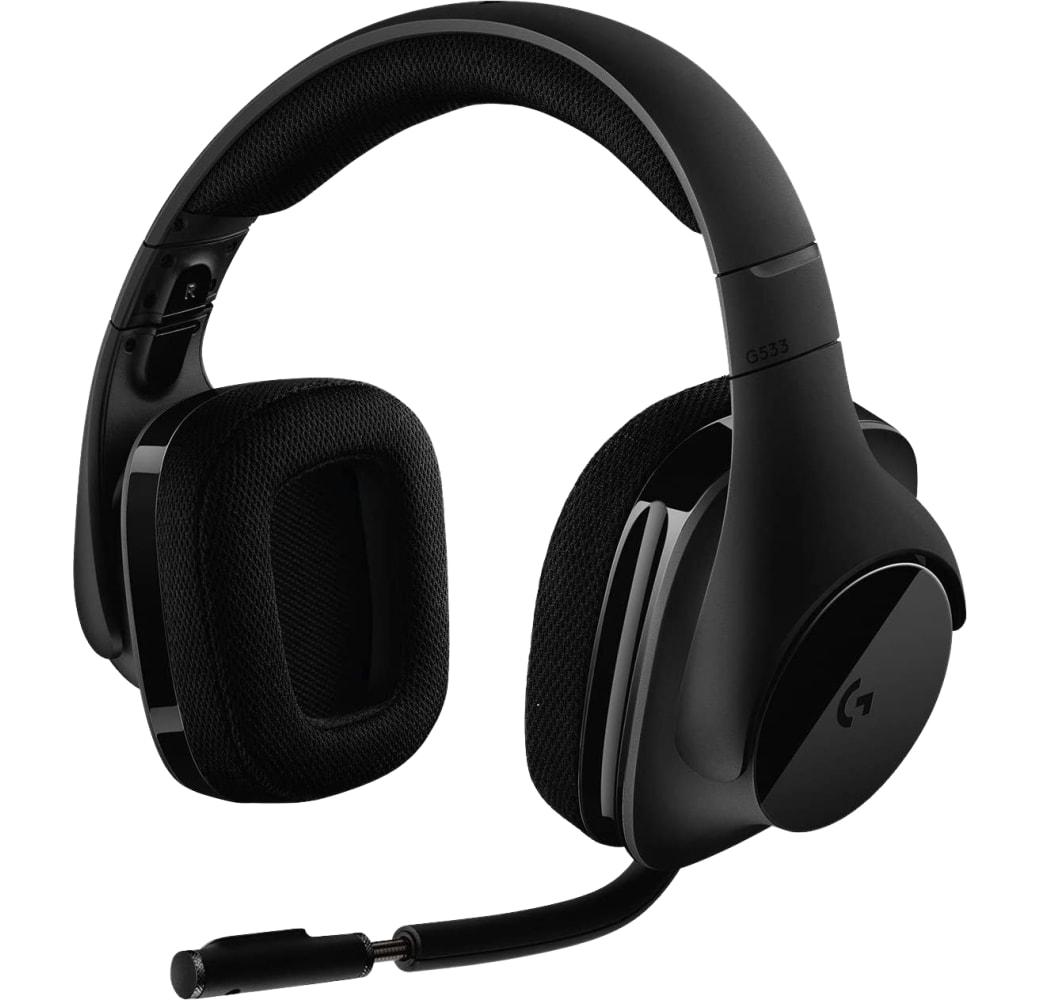 Schwarz Logitech G533 Over-Ear-Gaming-Kopfhörer.1