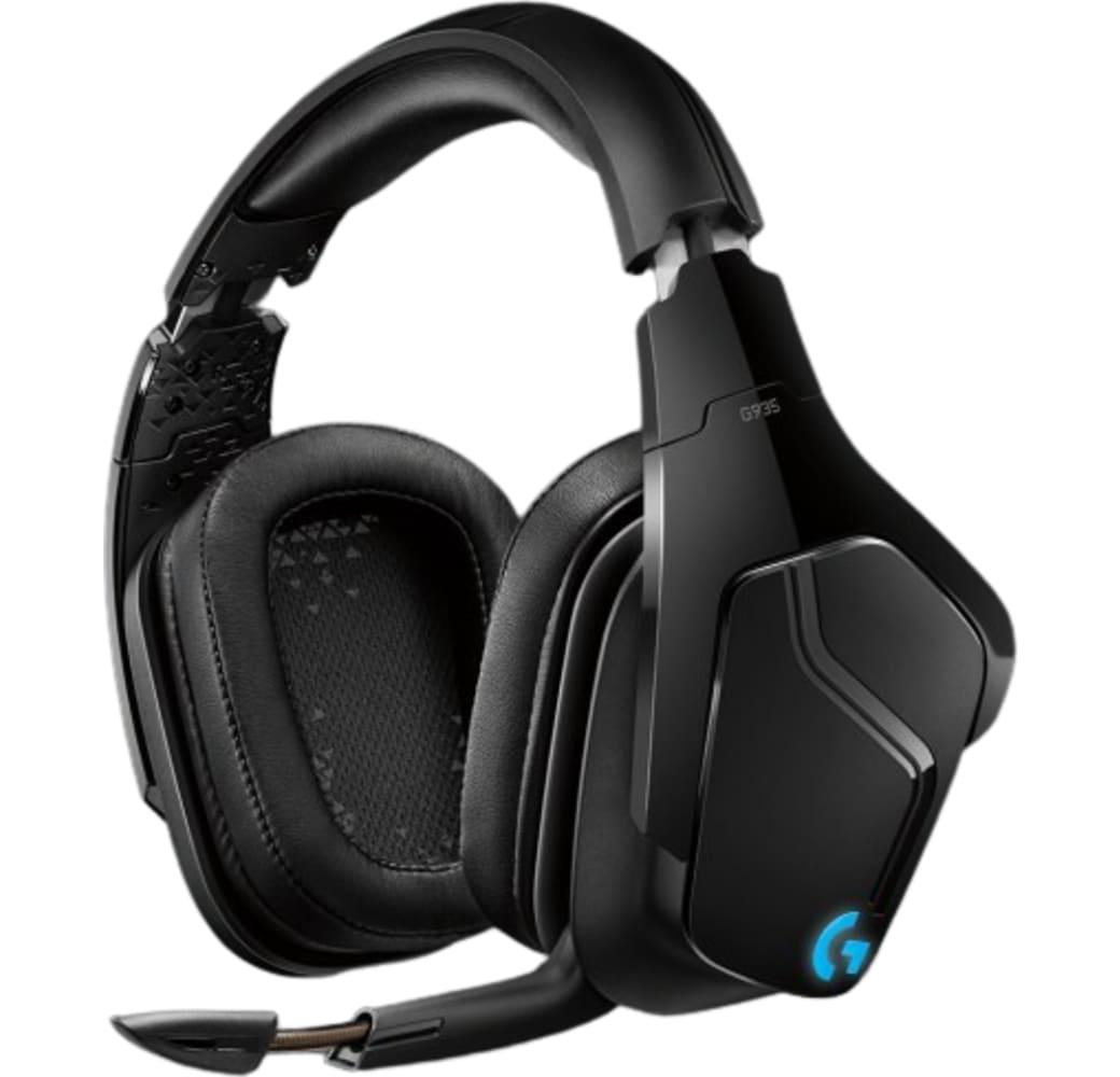 Schwarz Logitech G935 Over-Ear-Gaming-Kopfhörer.1