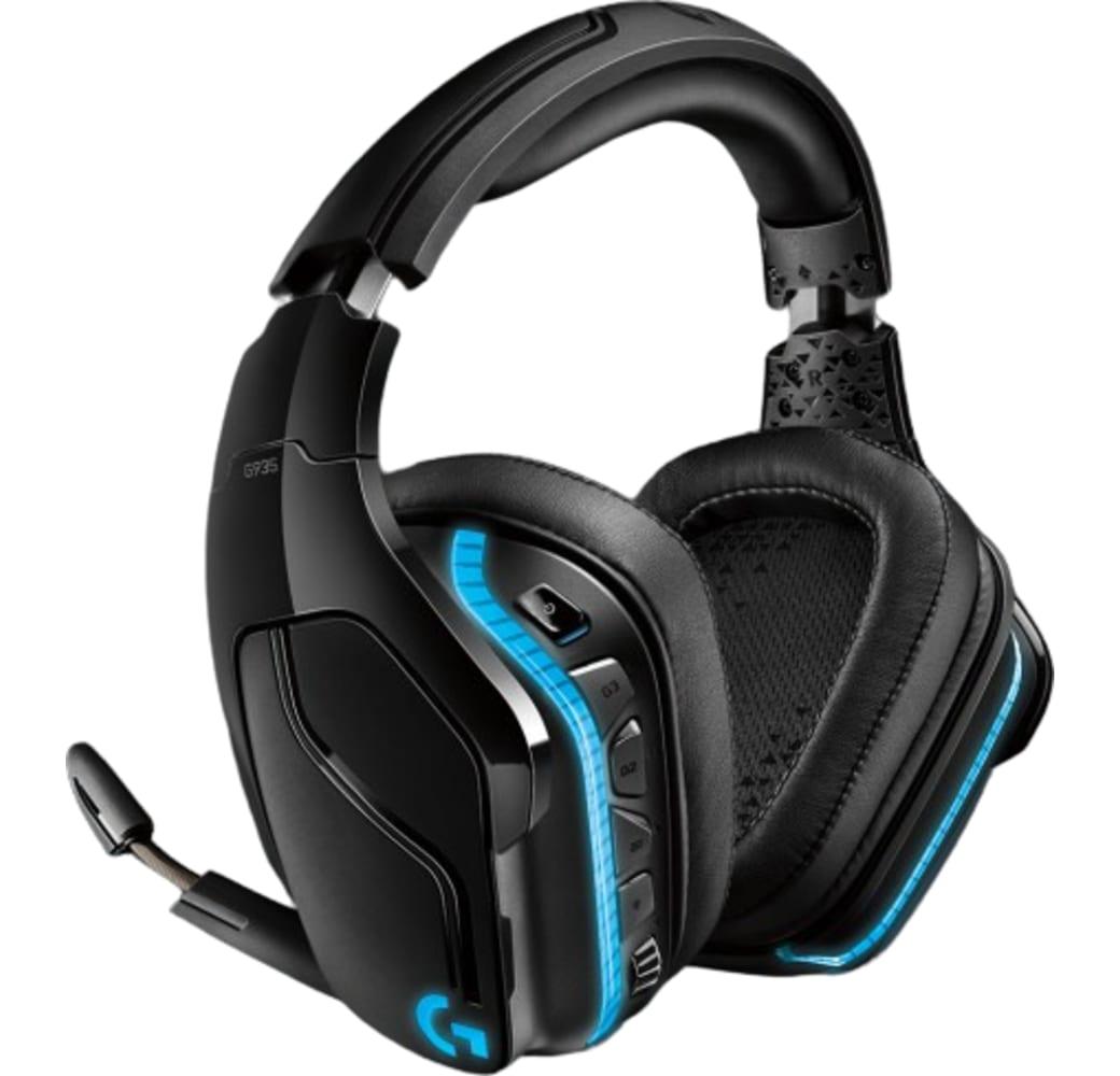 Schwarz Logitech G935 Over-Ear-Gaming-Kopfhörer.2