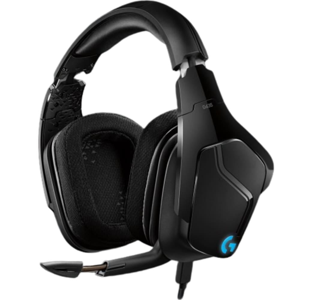 Black Logitech G635 Over-ear Gaming Headphones.1
