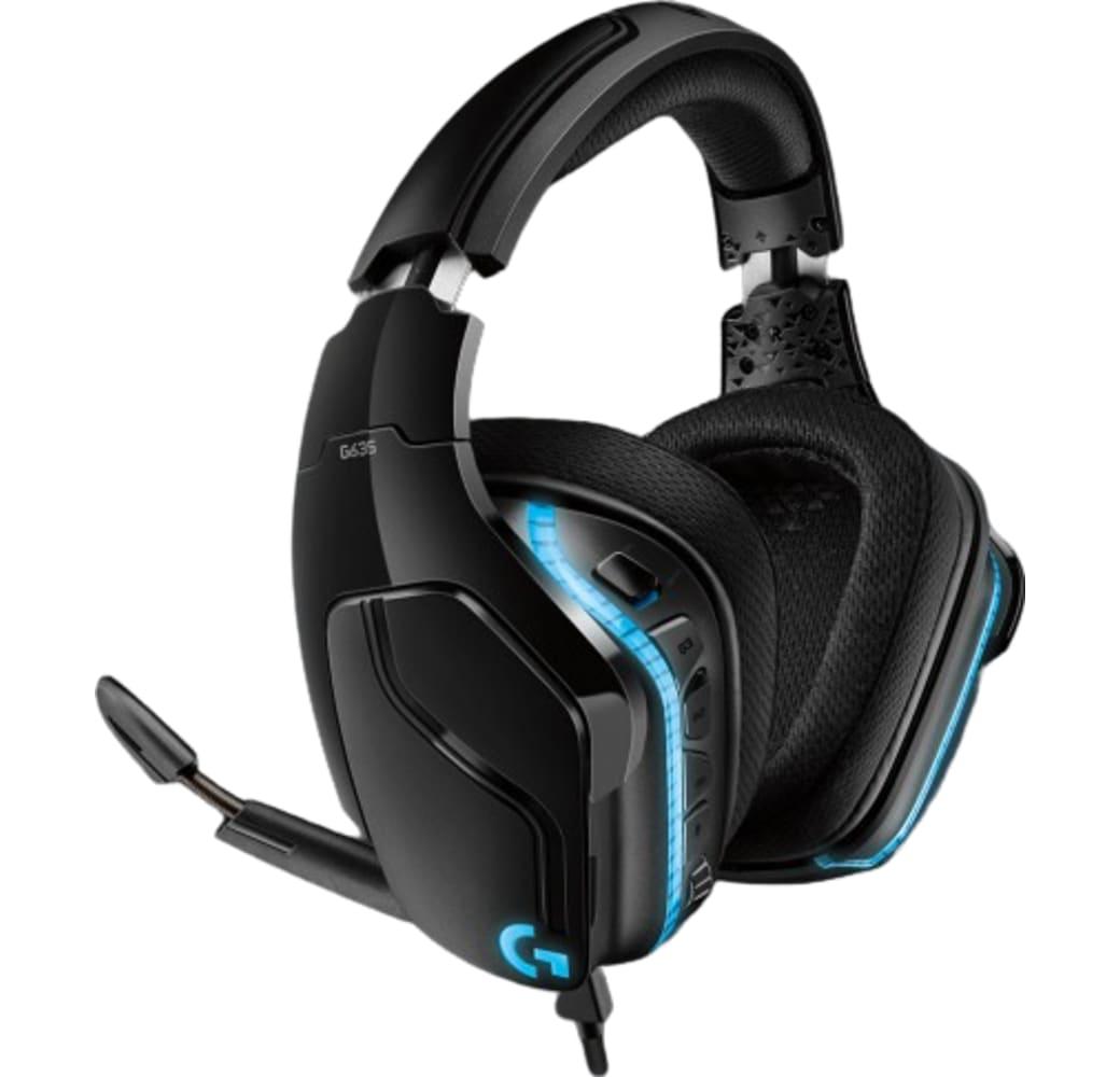 Black Logitech G635 Over-ear Gaming Headphones.2