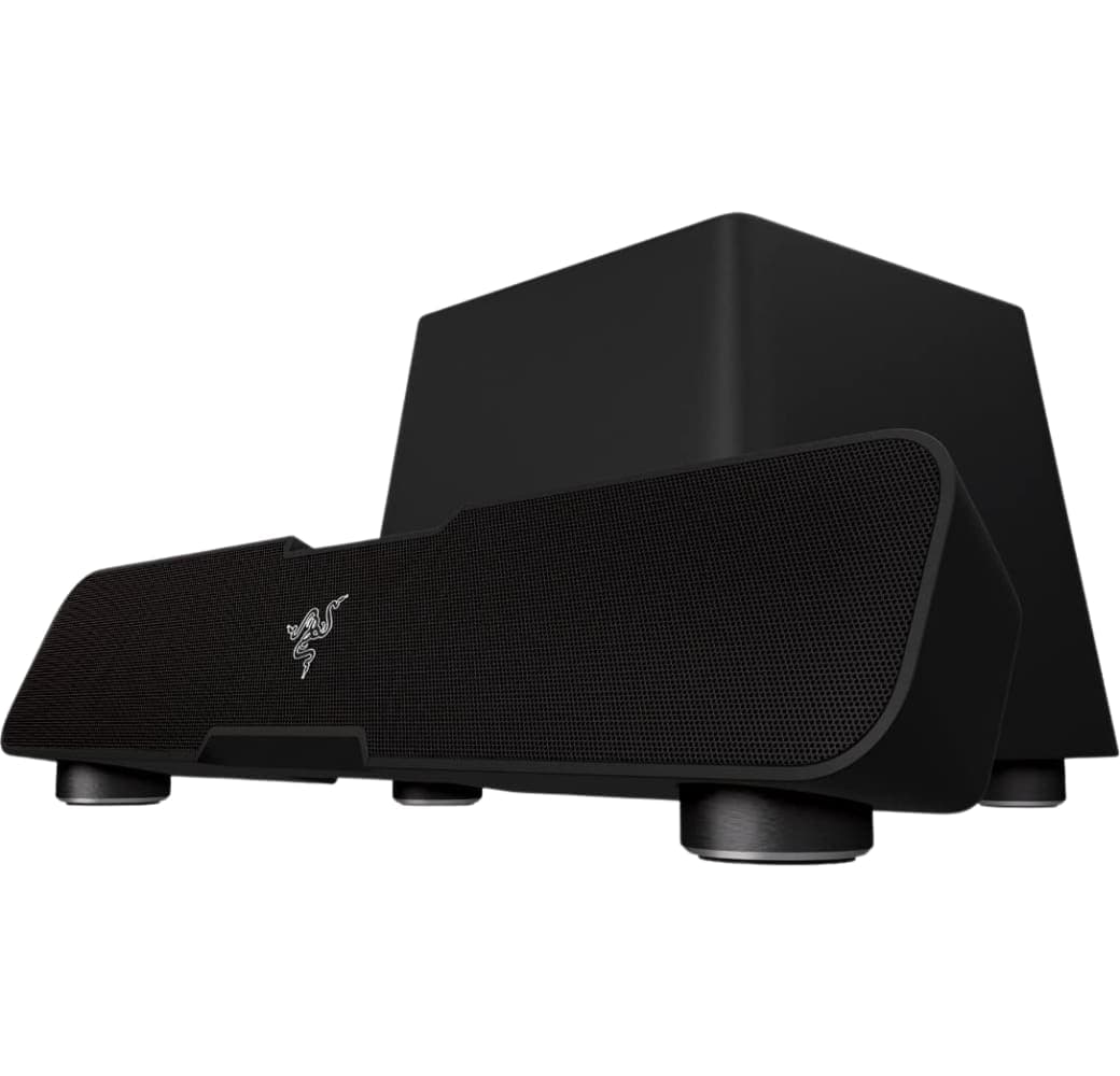 Schwarz Razer Leviathan Gaming-Lautsprecher.1