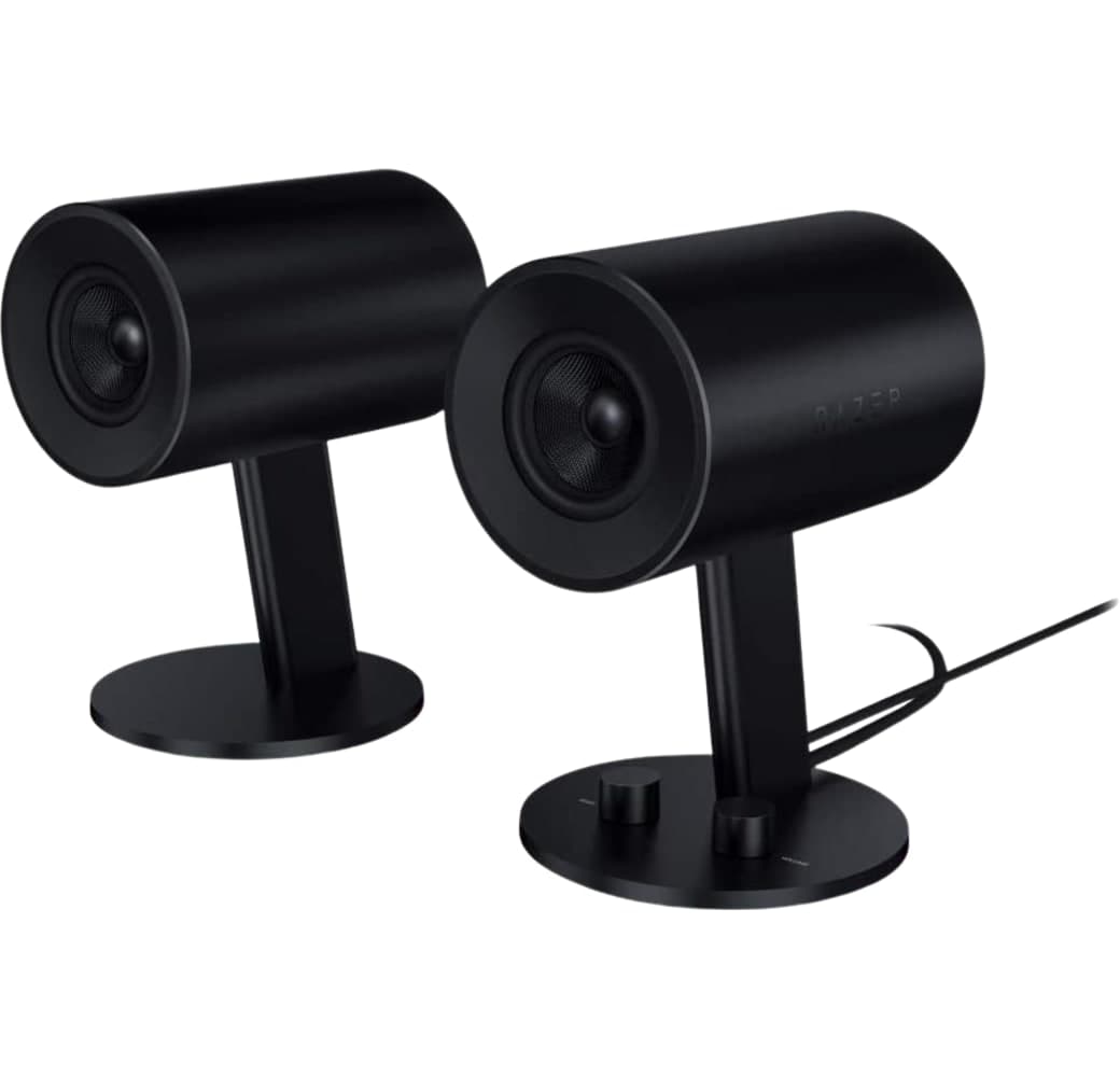 Black Razer Nommo Chroma Gaming Speakers.1