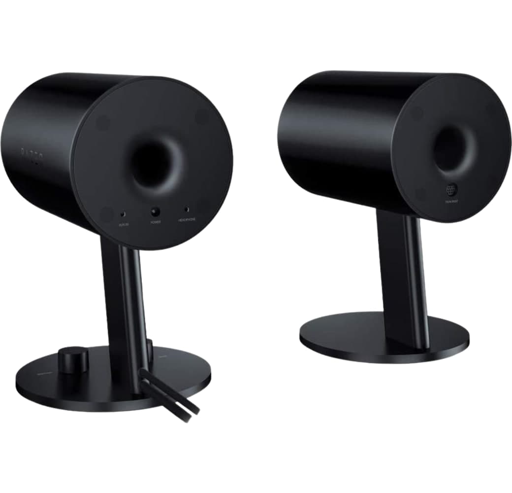Black Razer Nommo Chroma Gaming Speakers.3