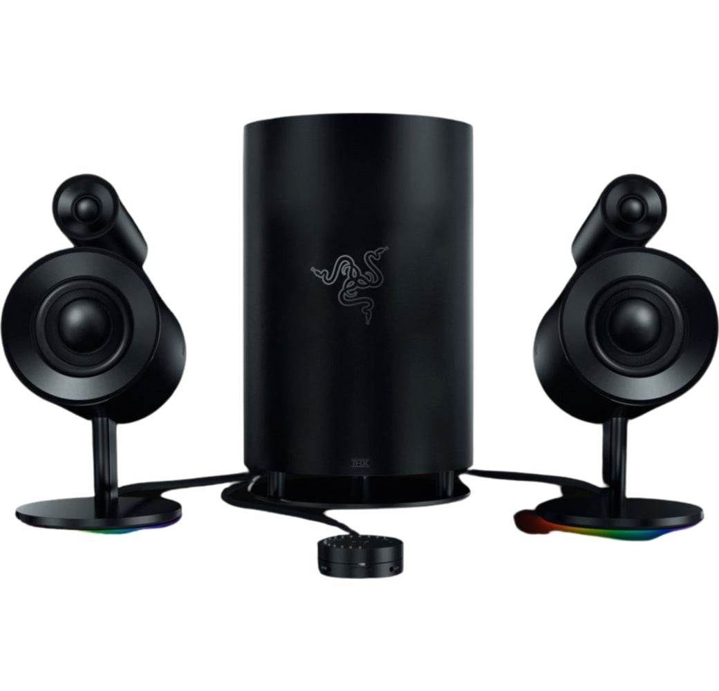 Zwart Razer Nommo Pro Gaming Luidsprekers.1