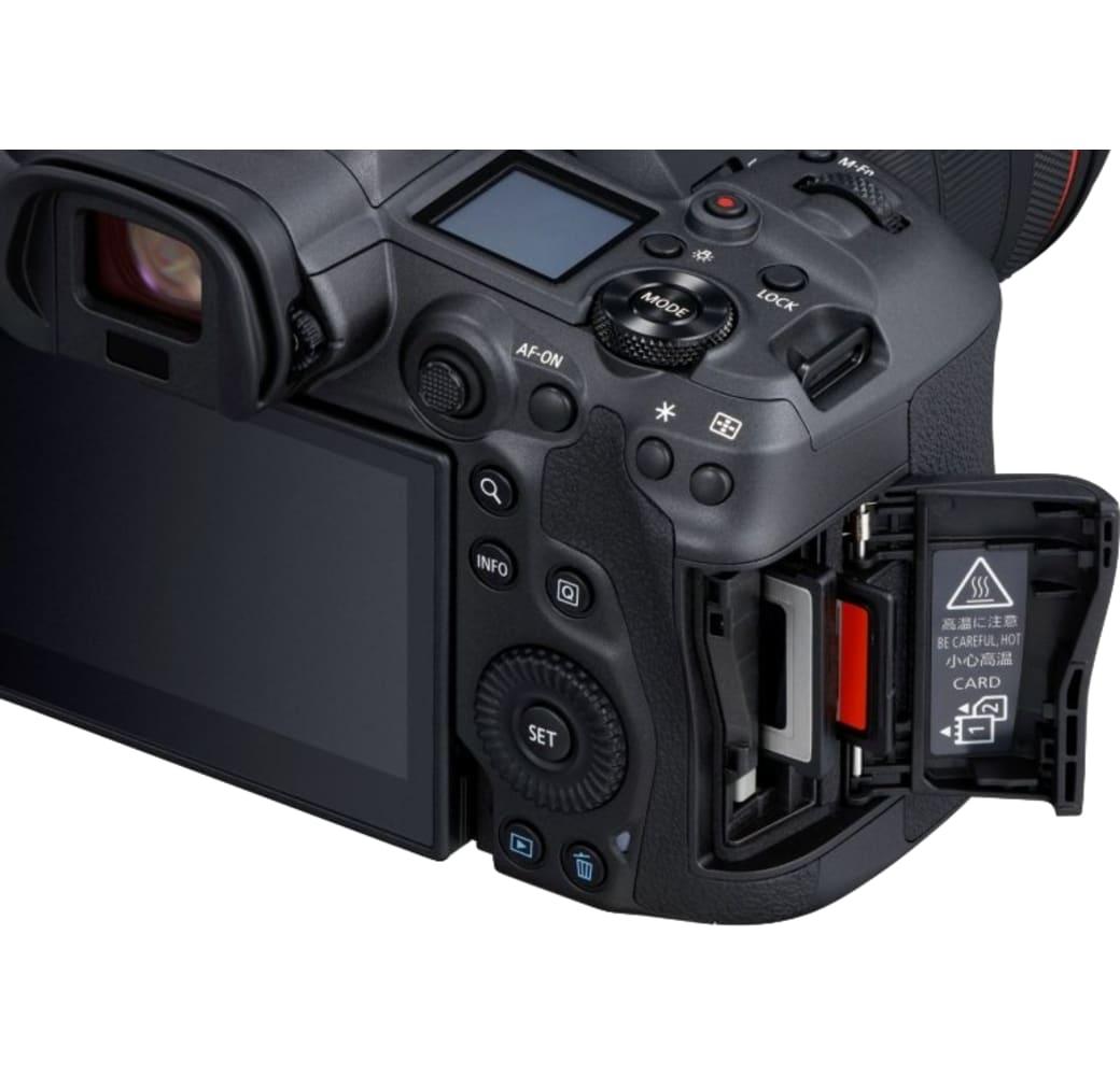 Zwart Canon EOS R5 Systeemcamera boby.2