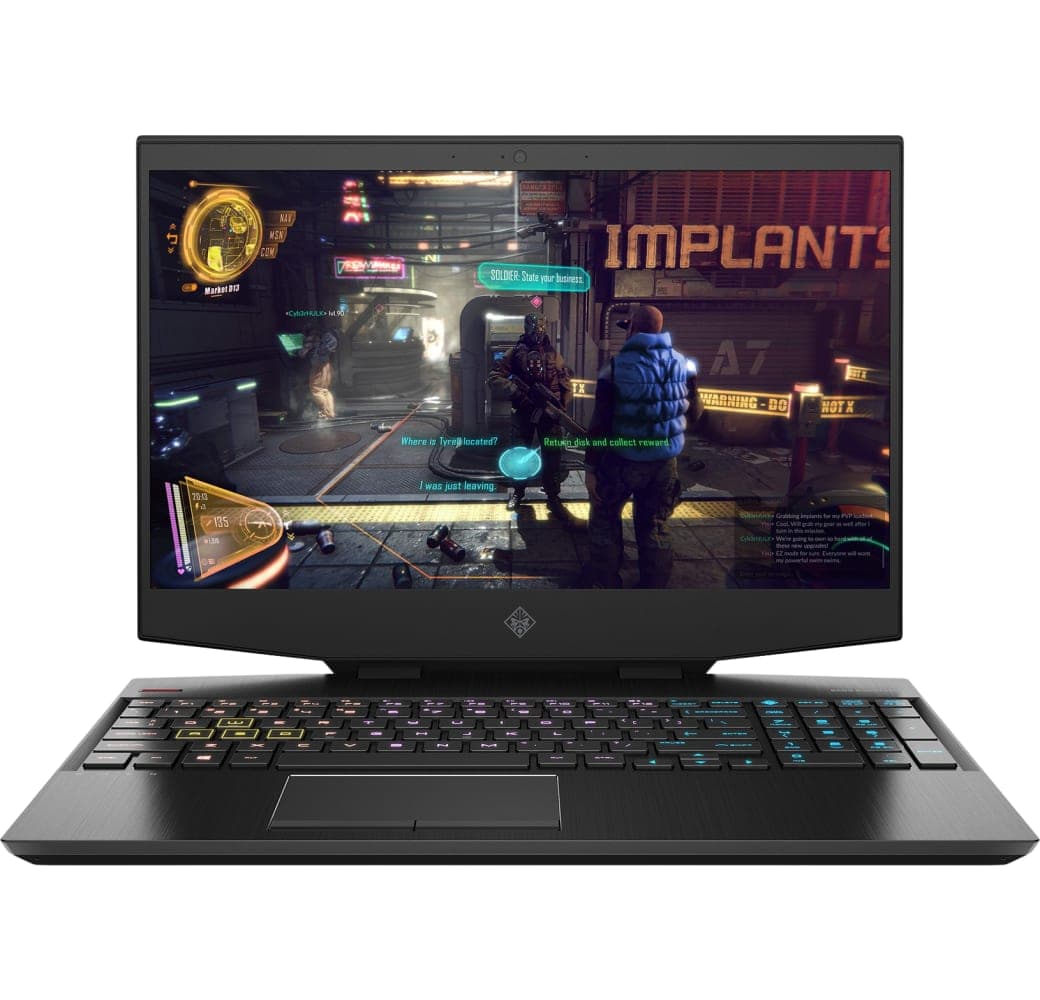 Black HP Omen 15-dh1096ng Gaming Laptop - Intel® Core™ i9-10885H - 32GB - 512GB SSD + 1TB HDD - NVIDIA® GeForce® RTX™ 2080 Super Max-Q (8GB GDDR6).1