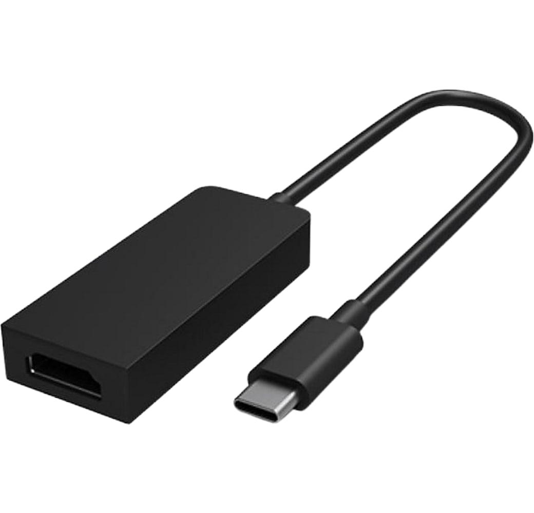 Black Microsoft Surface USB-C to HDMI Adapter.1