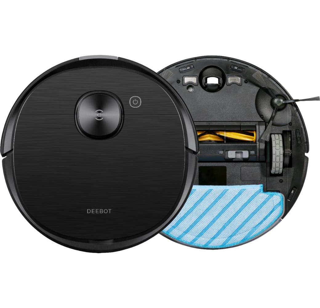 Black Ecovacs Deebot OZMO T8 AIVI Vacuum & Mop Robot Cleaner.3