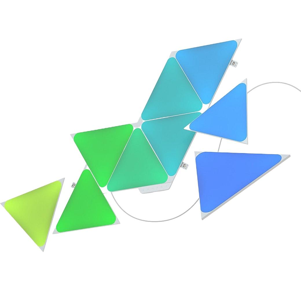 Weiß Nanoleaf Shapes Triangles Starter Kit 9 PK.1
