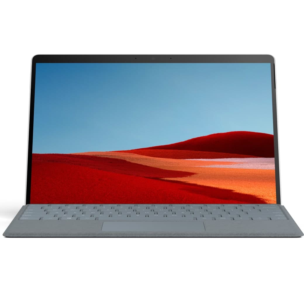Platinum Microsoft Tablet, Surface Pro X Convertible with Keyboard and Pen (Bundle) - LTE - Windows - 256GB.3
