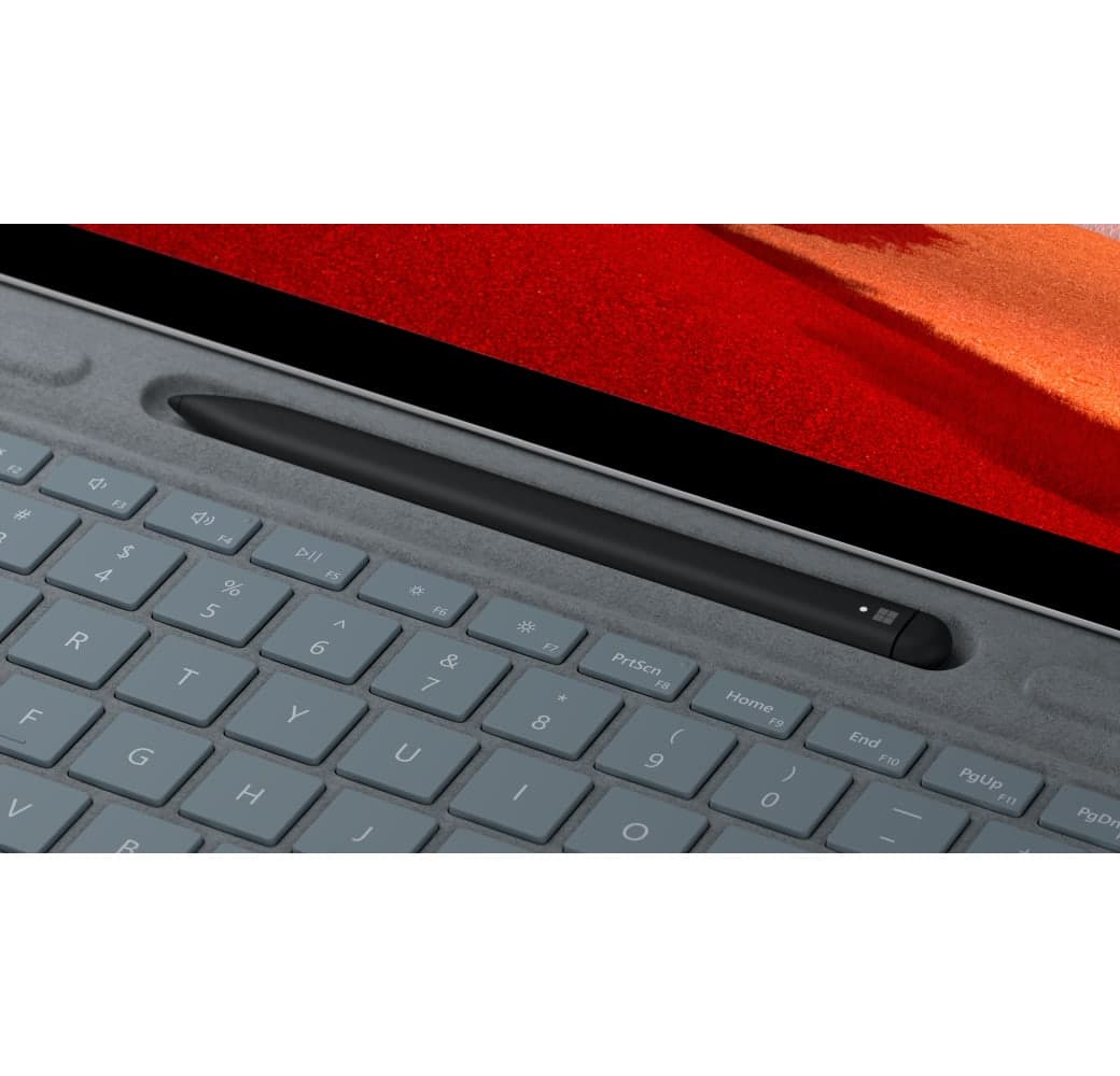 Platinum Microsoft Tablet, Surface Pro X Convertible with Keyboard and Pen (Bundle) - LTE - Windows - 256GB.4