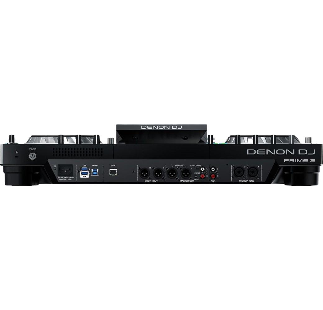 Black Denon Dj Prime 2 All in one DJ controller.4