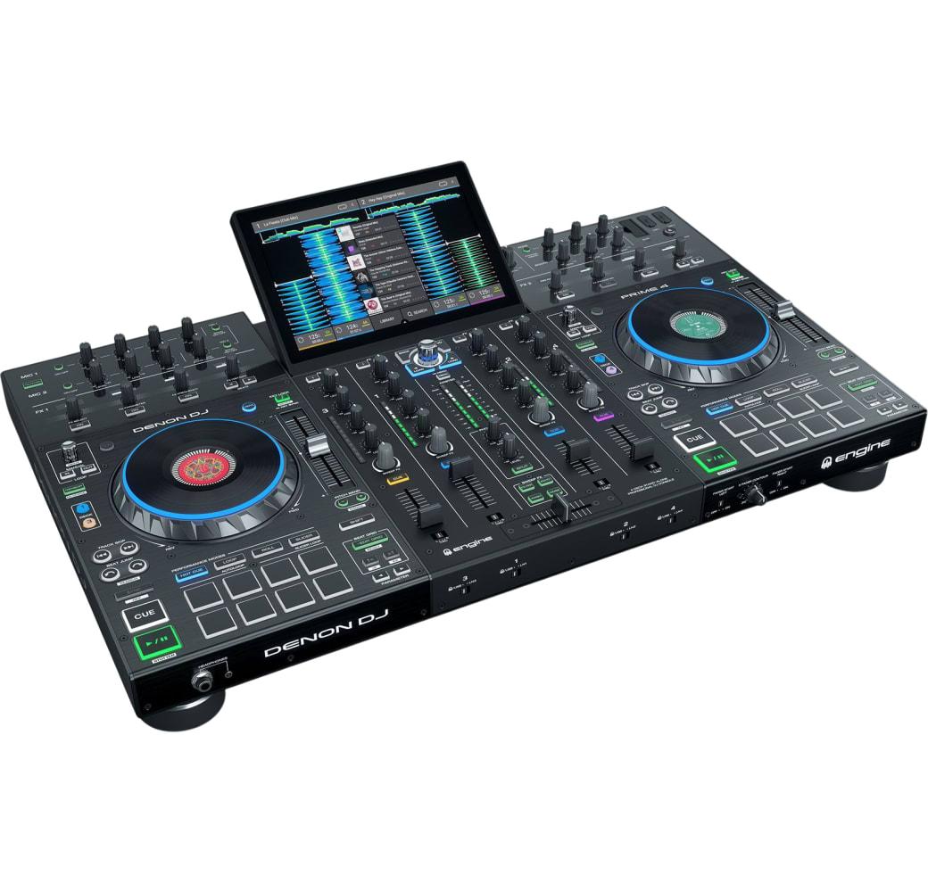 Schwarz Denon DJ Prime 4 All in one DJ controller.1