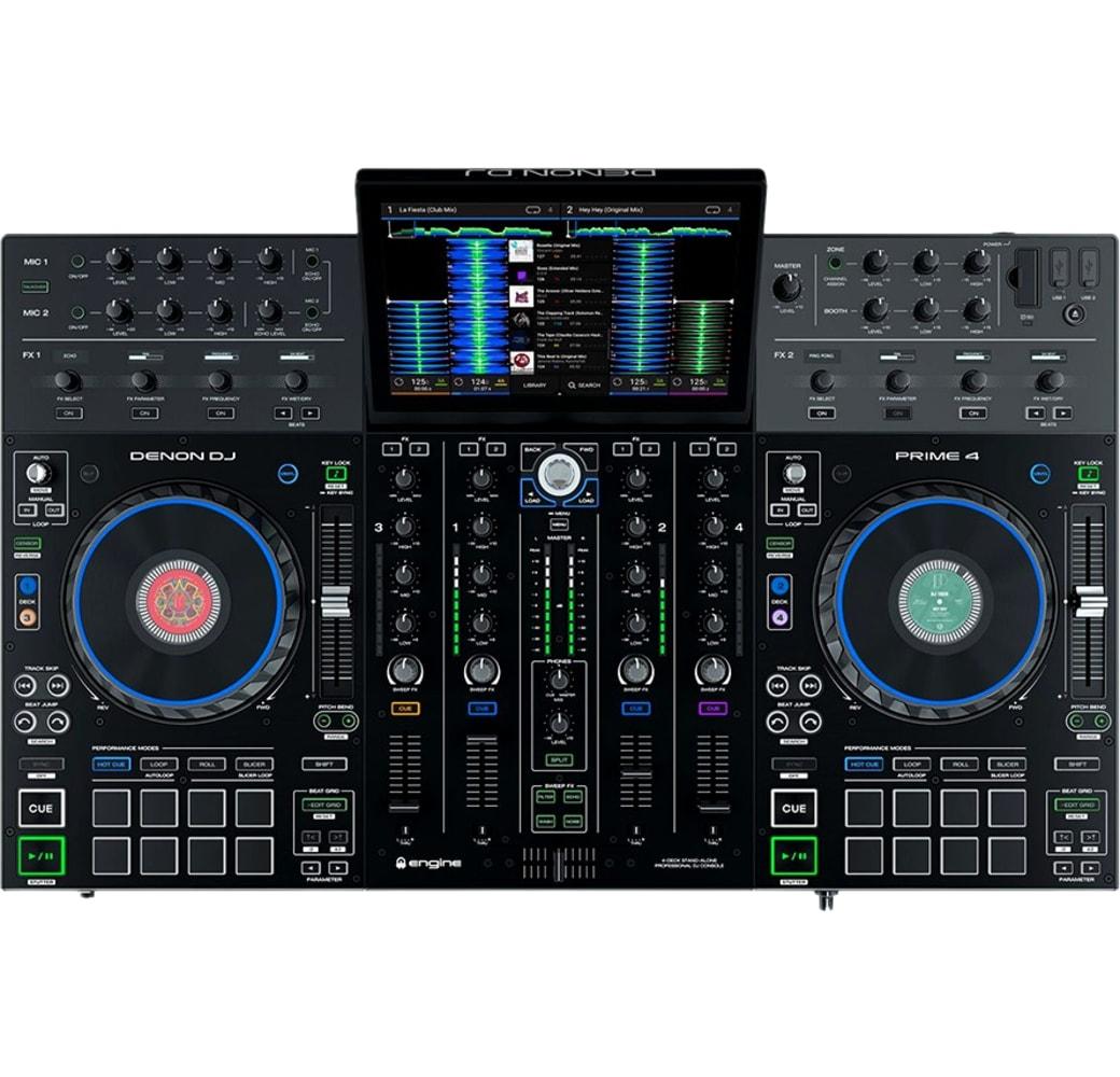 Schwarz Denon DJ Prime 4 All in one DJ controller.2