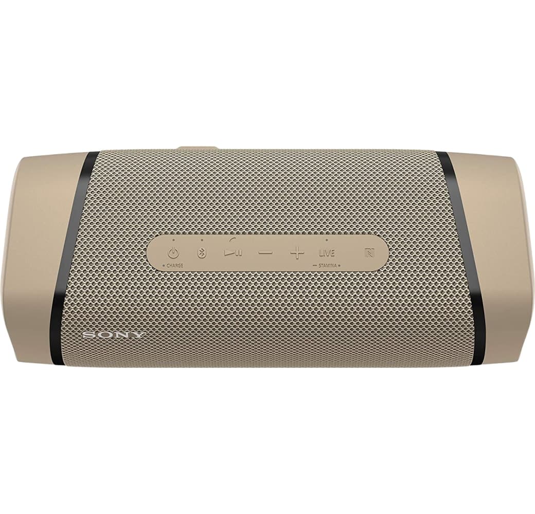 Beige Sony SRS-XB33 Portable Speaker.3