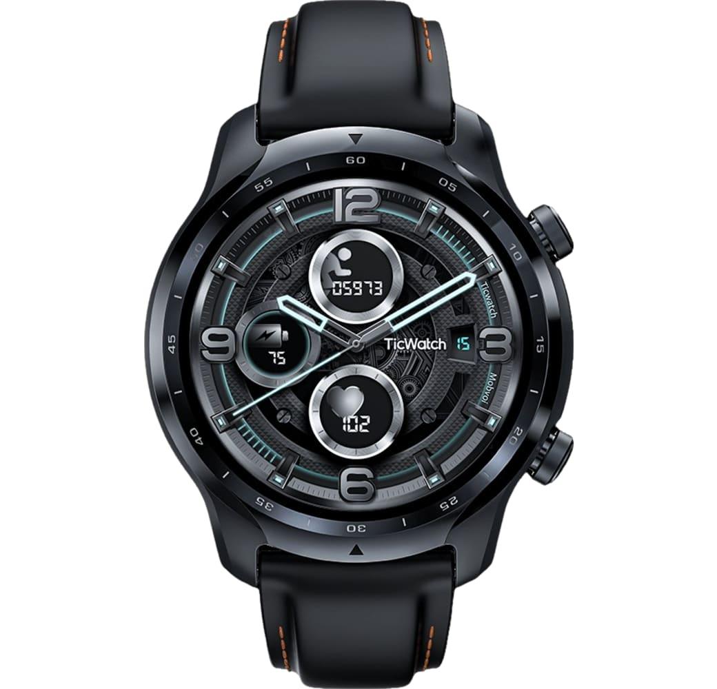 Schwarz Mobvoi Tic Pro 3 GPS Smartwatch, Edelstahlgehäuse, 47 mm.2