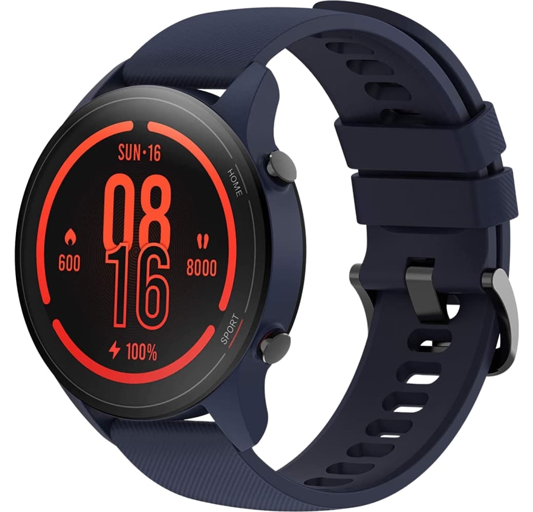 Navy Blue Xiaomi Mi Smartwatch, Glass fiber reinforced polycarbonate case, 46mm.1