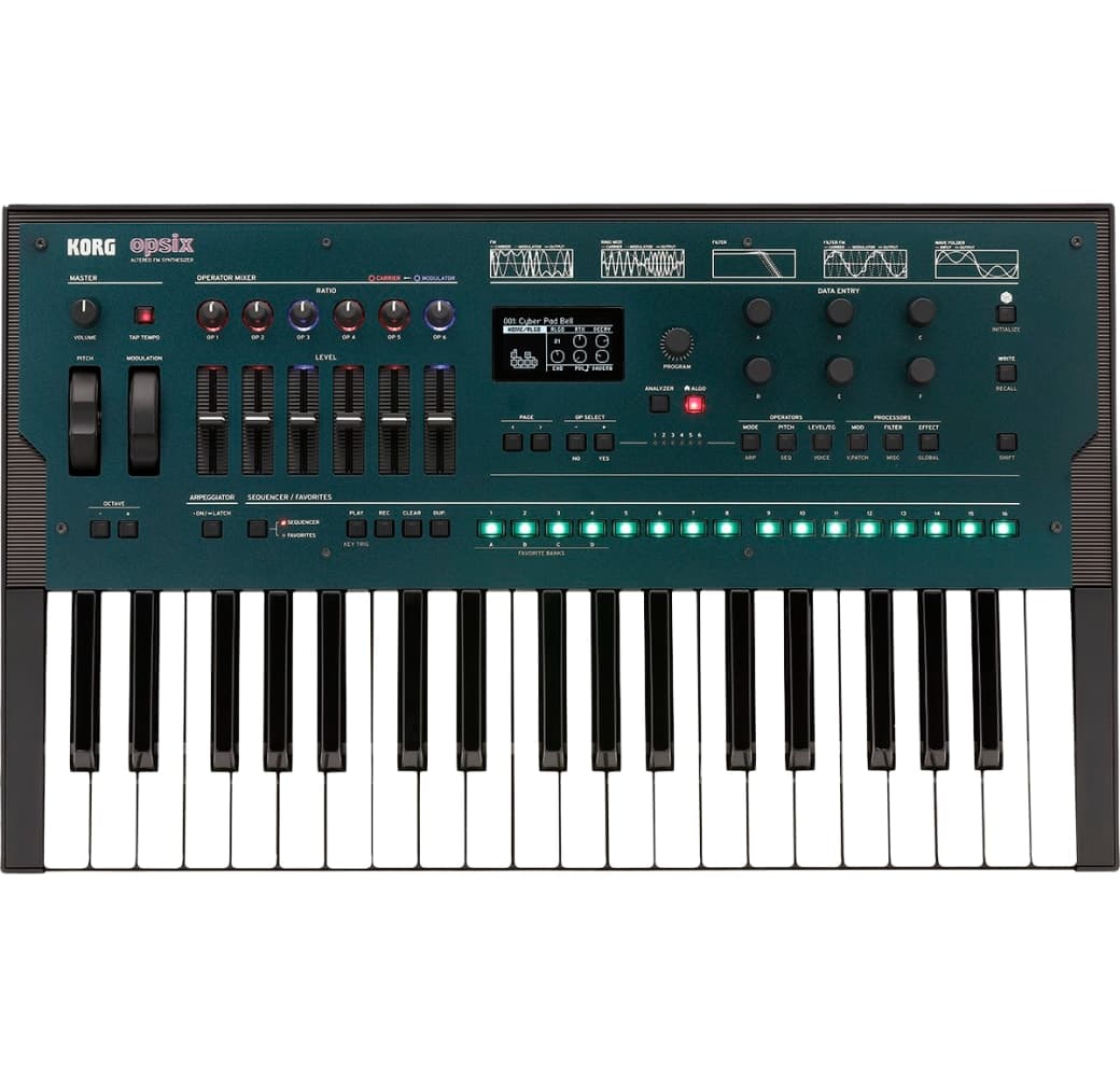 Zwart Korg Opsix FM Synthesizer.1