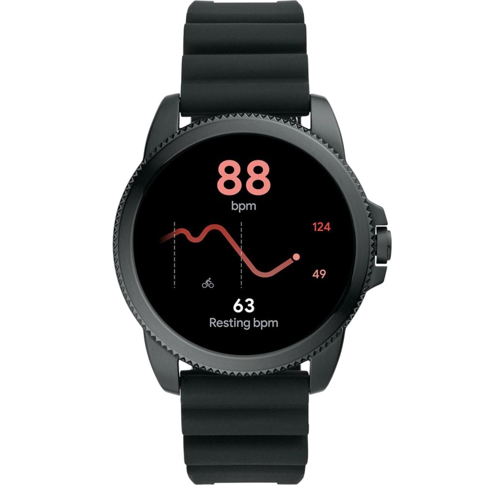 Black Fossil Gen 5E Men's Smartwatch, Stainless Steel Case, 44mm.2
