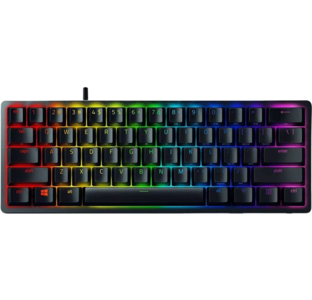 Black Razer Huntsman Mini - Clicky Optical Switch (Purple) Keyboard.1