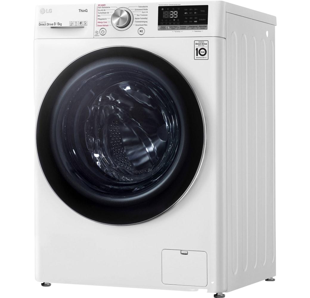 White LG Washer Dryer Combo V7WD96H1A.2