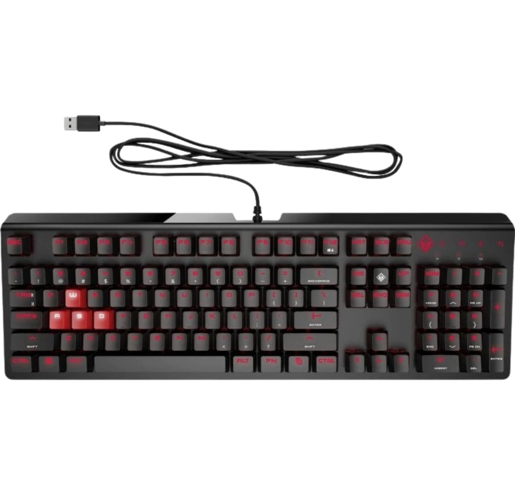 Black HP Encoder Gaming Keyboard (Brown).1
