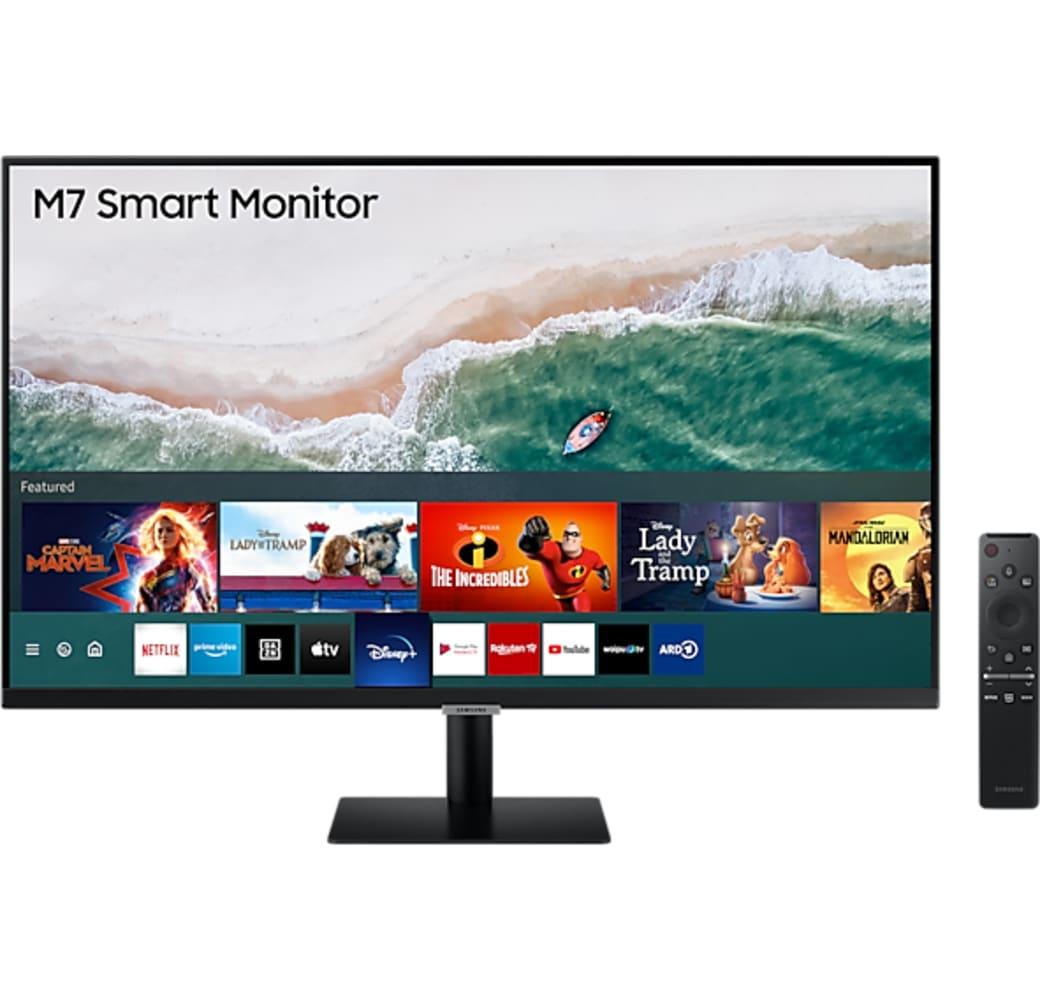Black Samsung - 32" M7 Smart Monitor S32AM704UR (SOLD) LS32AM704URXEN.1