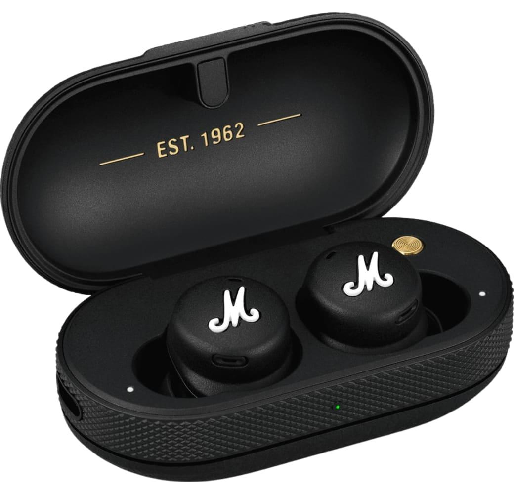 Black Headphones Marshall Mode II In-ear Bluetooth Headphones.2