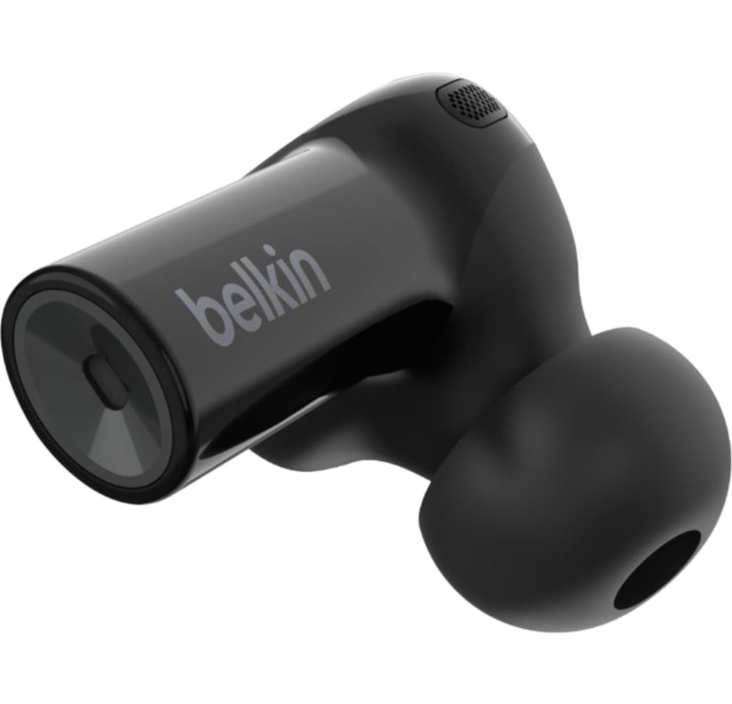 Black Belkin Soundform Freedom In-ear Bluetooth Headphones.4