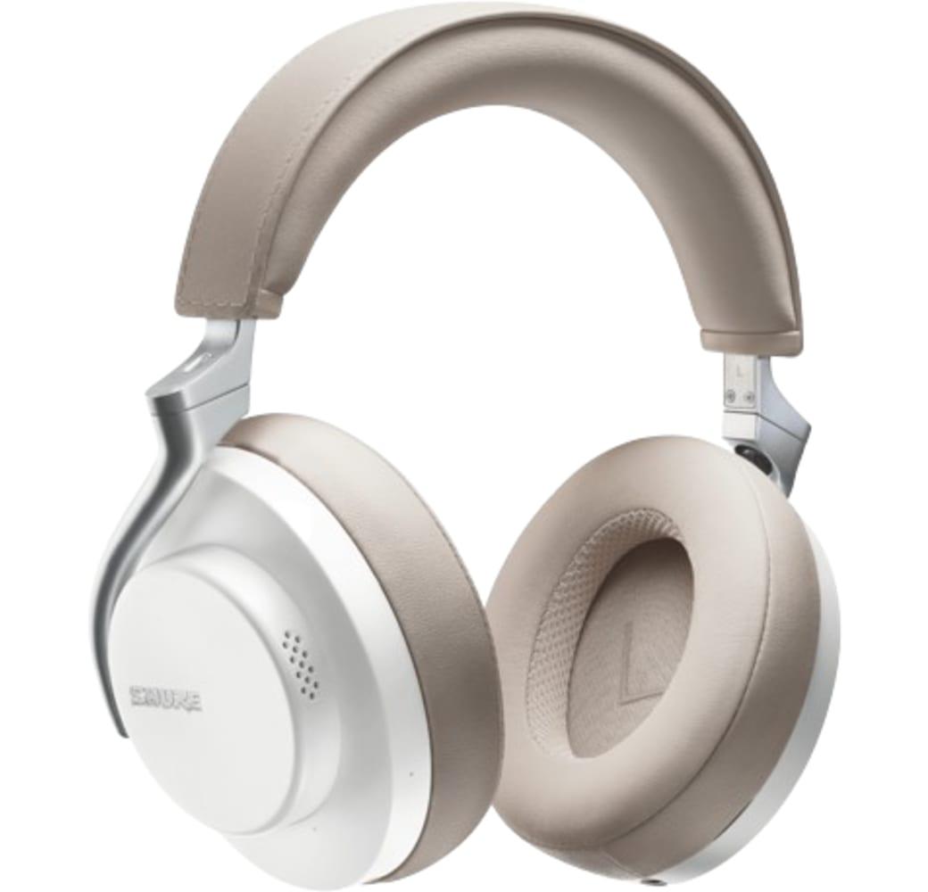 White Headphones Shure Aonic 50 Noise-cancelling Over-ear Bluetooth headphones.1