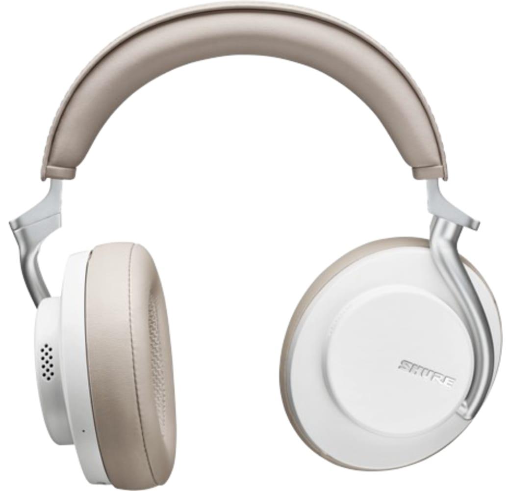 White Headphones Shure Aonic 50 Noise-cancelling Over-ear Bluetooth headphones.2