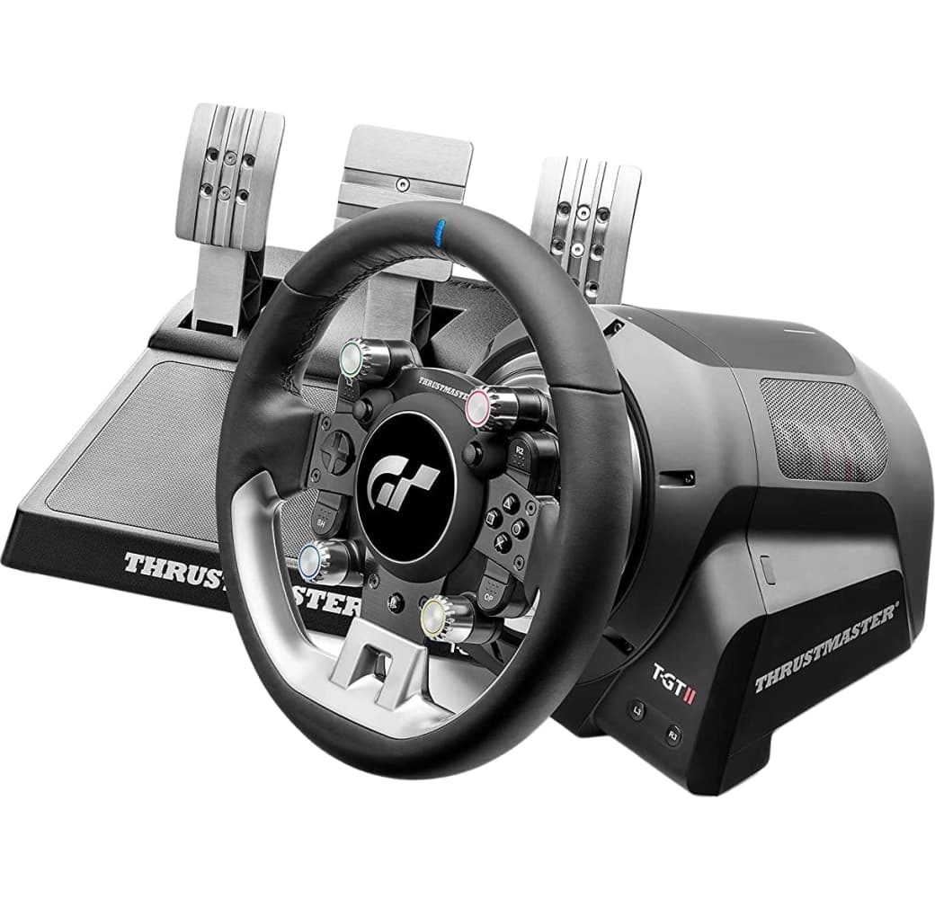Zwart Thrustmaster T-GT II Racing Stuur + 3 pedaalset.2