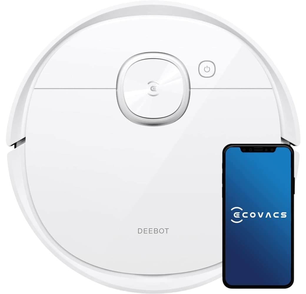White Ecovacs Deebot T9 Vacuum & Mop Robot Cleaner.1