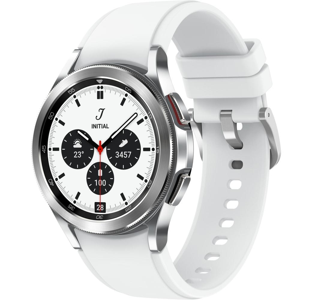 Silber Samsung Galaxy Watch4 Classic LTE Smartwatch, Stainless steel case, 42mm.1