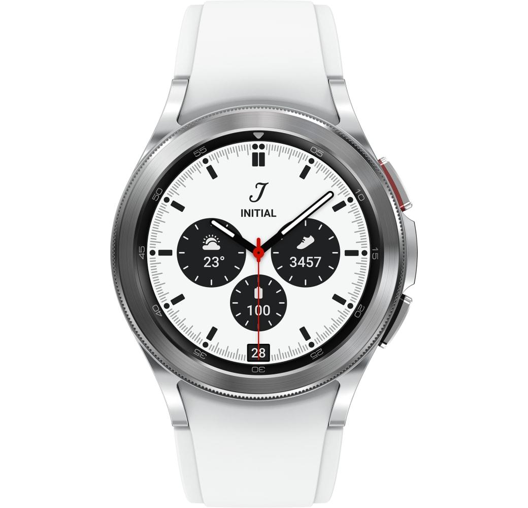 Silber Samsung Galaxy Watch4 Classic LTE Smartwatch, Stainless steel case, 42mm.2