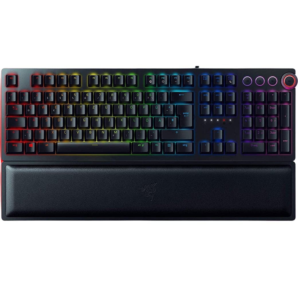 Black Razer Huntsman Elite - Clicky Optical Switch (Purple) Keyboard .1
