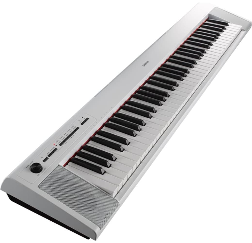 Weiß Yamaha NP-32 Tragbares Piaggero mit 76 Tasten.1