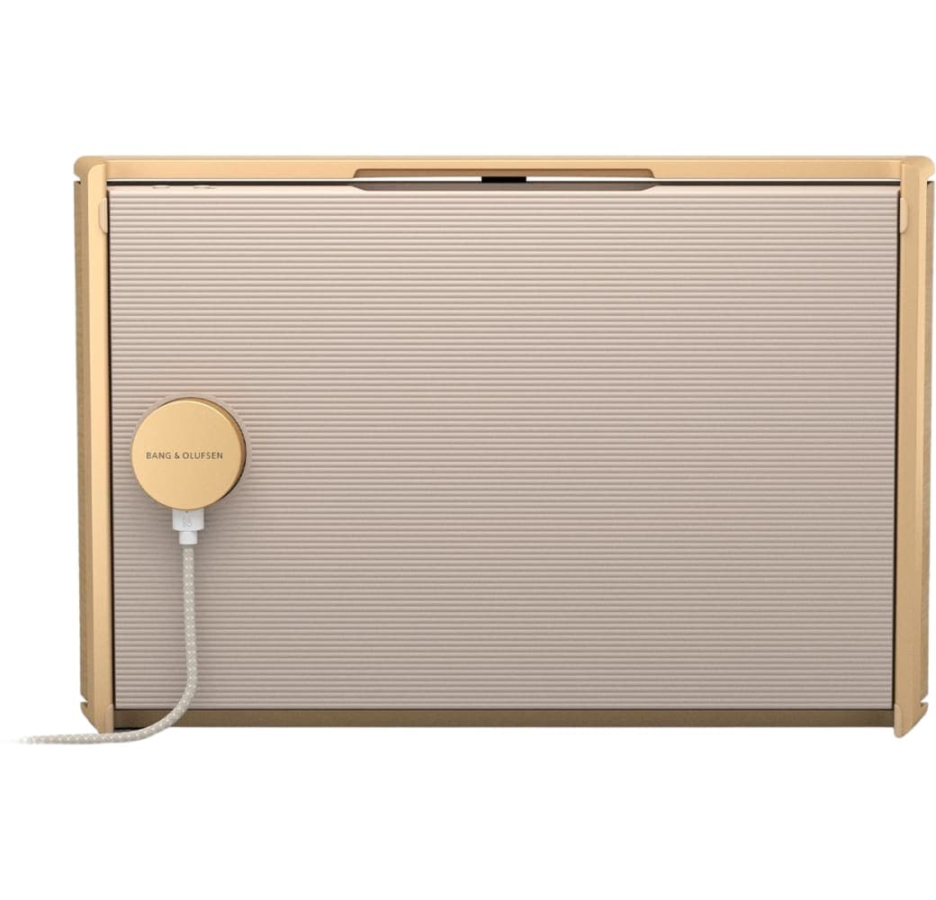 Goudkleurig / Licht Eiken Bang & Olufsen Beosound Level draagbare wifi-luidspreker.4