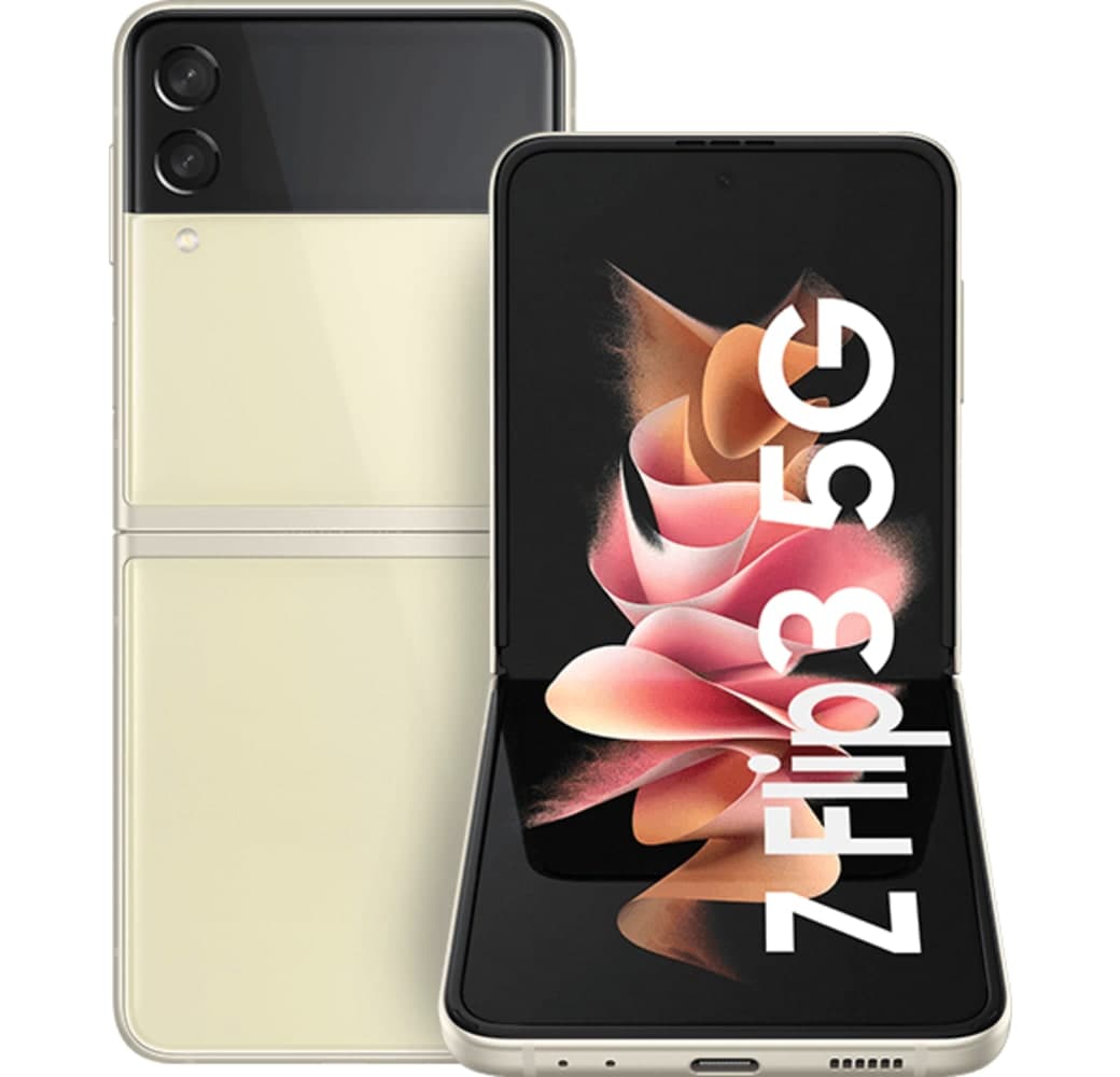 Creme Samsung Galaxy Z Flip 3 Smartphone - 128GB - Dual Sim.1