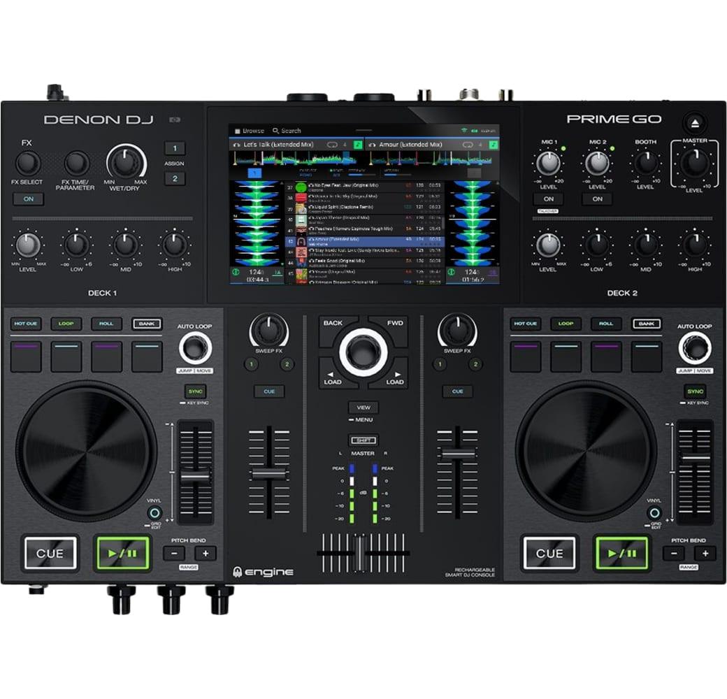 Zwart Denon Dj Prime Go Mobile 2-decks Smart DJ-controller.1