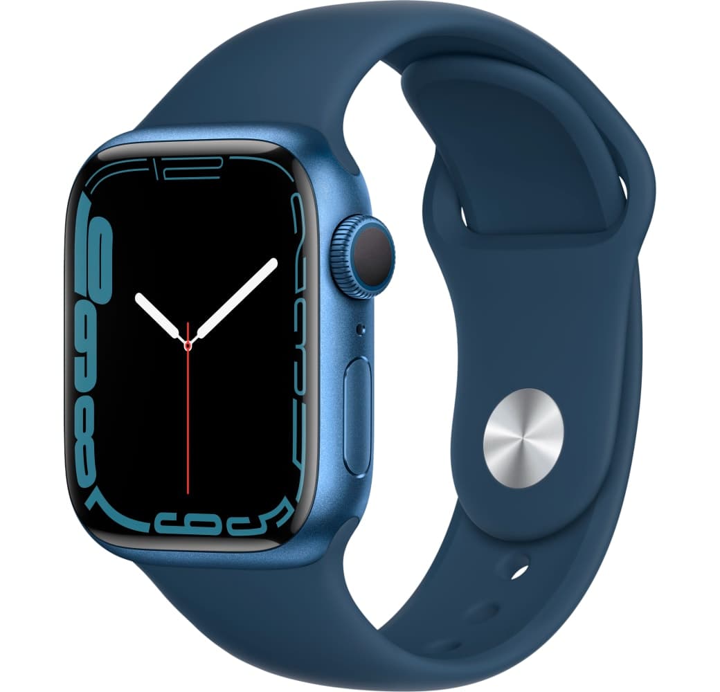 Blau Apple Watch Series 7 GPS + Cellular, Aluminiumgehäuse, 41 mm.1