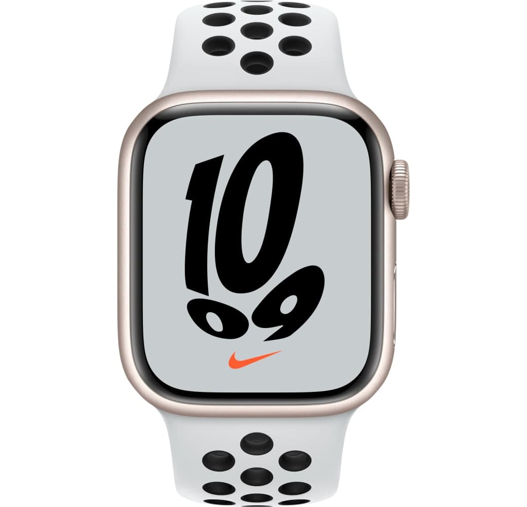 Starlight Apple Watch Nike Series 7 GPS, Aluminium behuizing, 45 mm.2