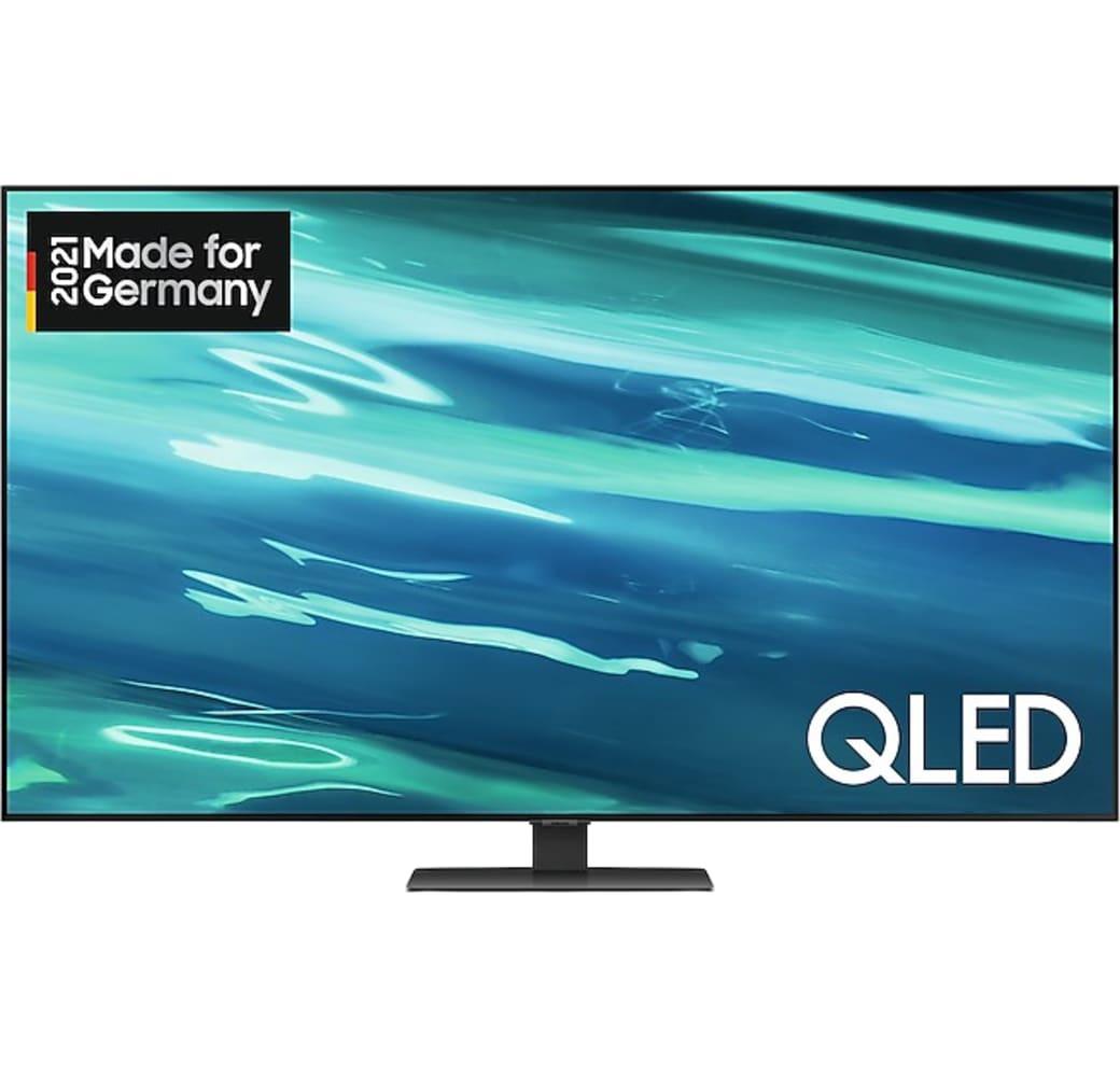 Schwarz Samsung TV 55" GQ55Q80AATXZG QLED 4K.1