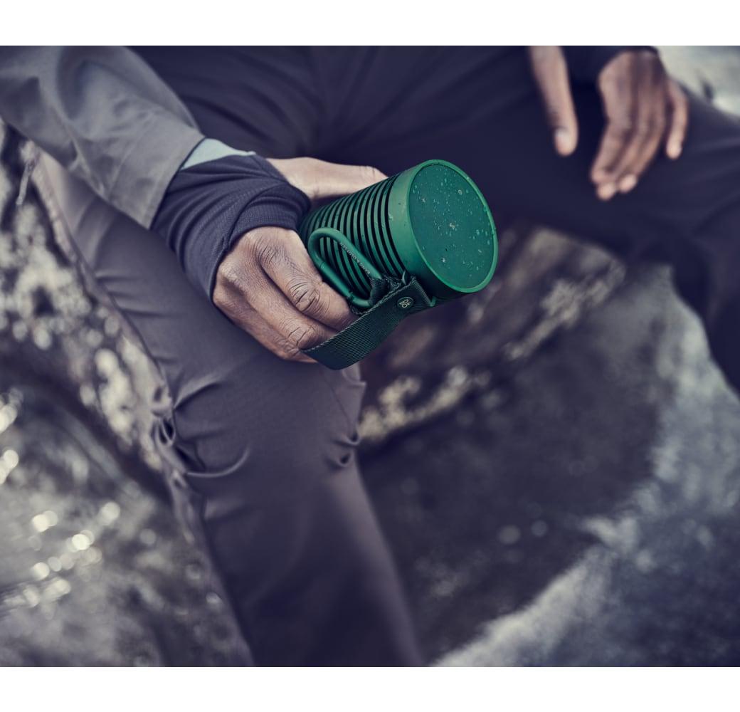 Groen Bang & Olufsen Beosound Explore draagbare Bluetooth-luidspreker.5